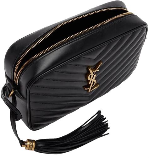 ysl black strap bag|YSL black cross body bag.